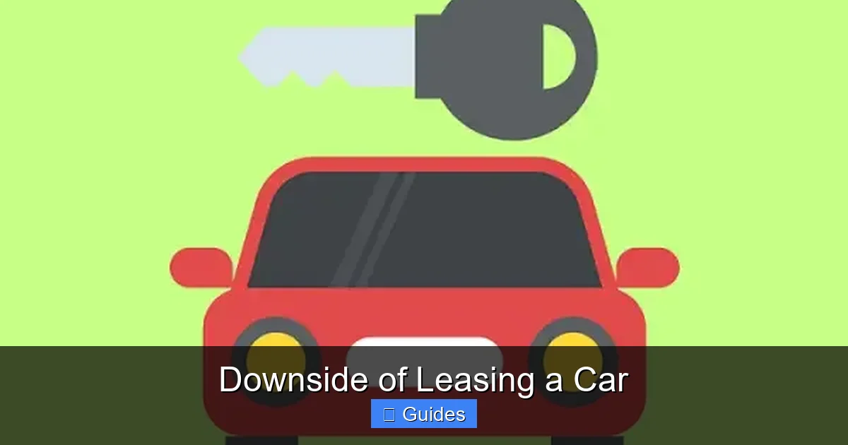 Downside of Leasing a Car