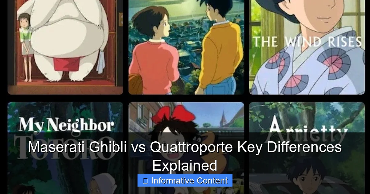 Maserati Ghibli vs Quattroporte Key Differences Explained