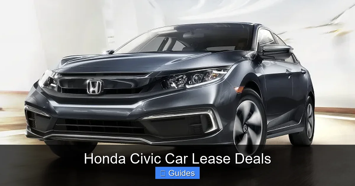Honda Civic Car Lease Deals
