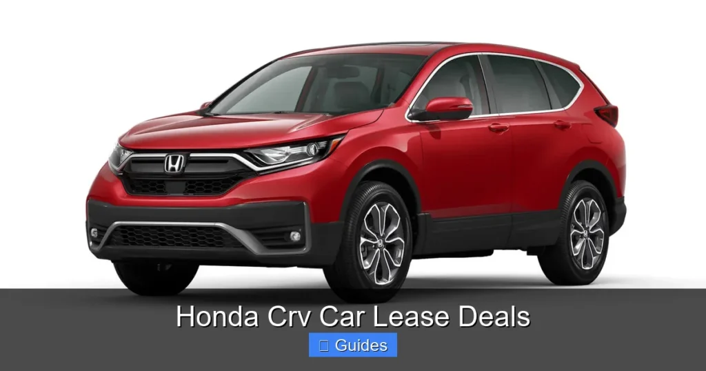 Honda Crv Car Lease Deals