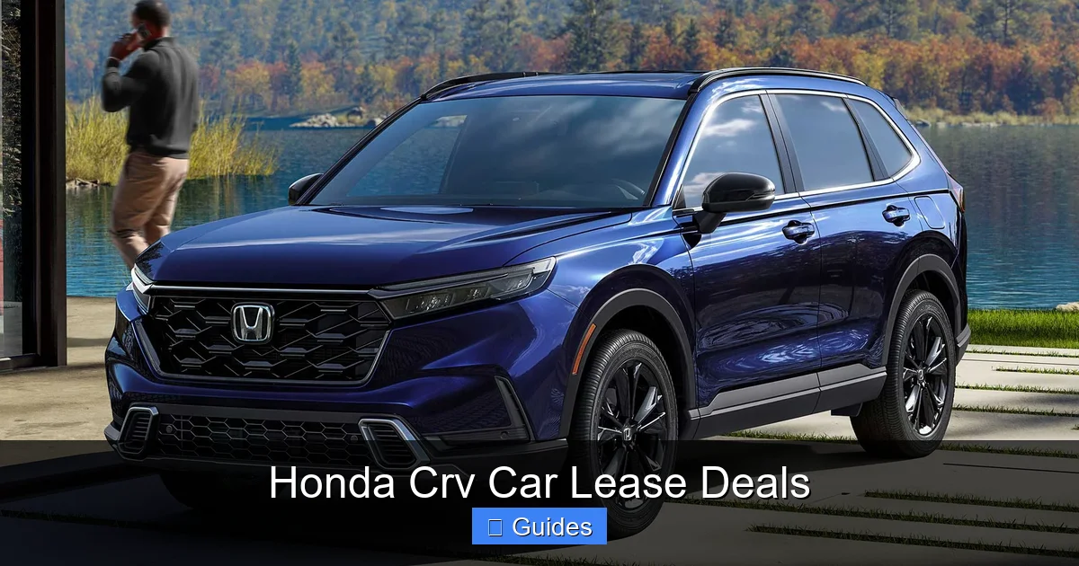 Honda Crv Car Lease Deals
