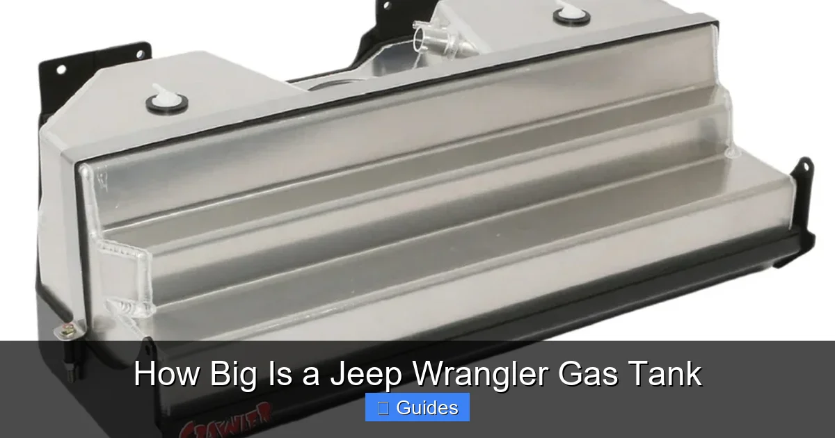 How Big Is a Jeep Wrangler Gas Tank