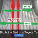 How Big Is the Bed of a Toyota Tacoma