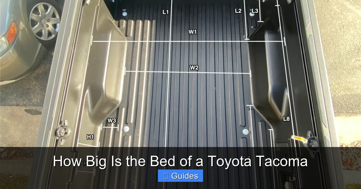 How Big Is the Bed of a Toyota Tacoma
