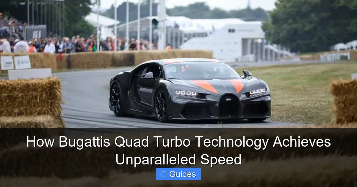 How Bugattis Quad Turbo Technology Achieves Unparalleled Speed