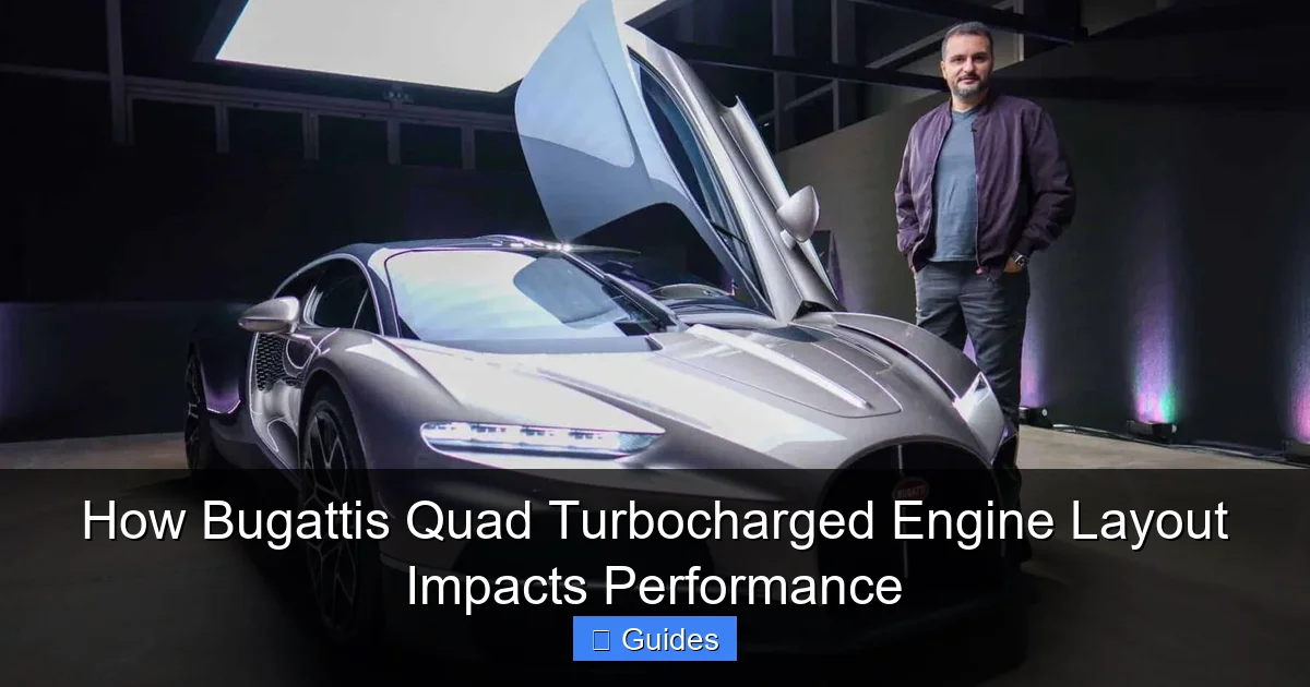 How Bugattis Quad Turbocharged Engine Layout Impacts Performance