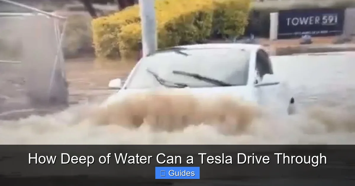 How Deep of Water Can a Tesla Drive Through