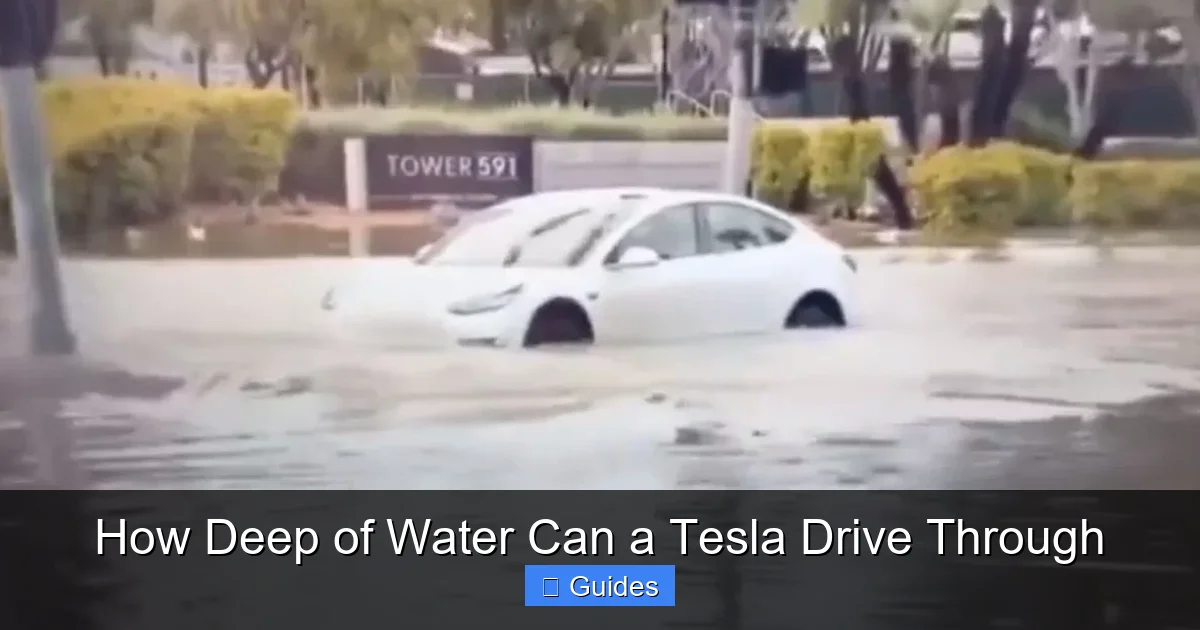 How Deep of Water Can a Tesla Drive Through