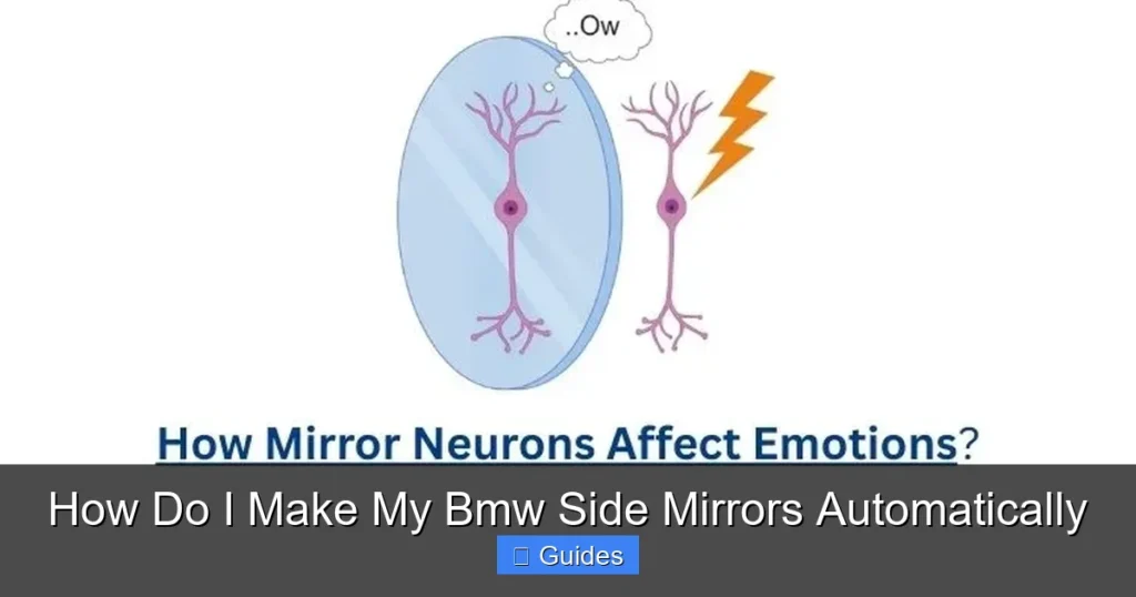 How Do I Make My Bmw Side Mirrors Automatically