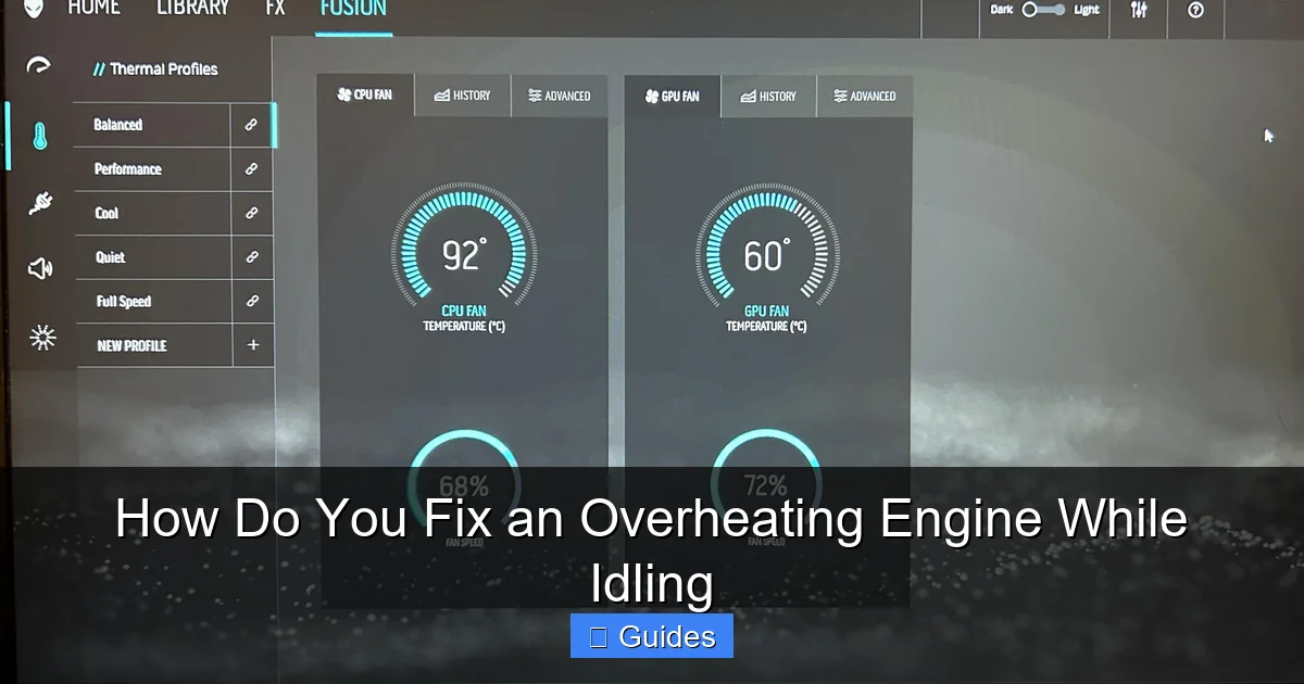 How Do You Fix an Overheating Engine While Idling