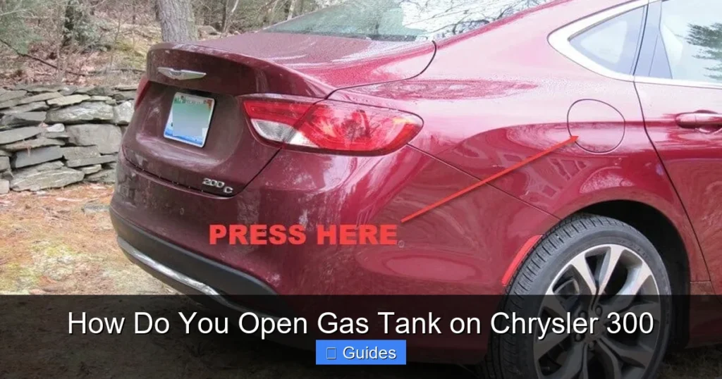 How Do You Open Gas Tank on Chrysler 300