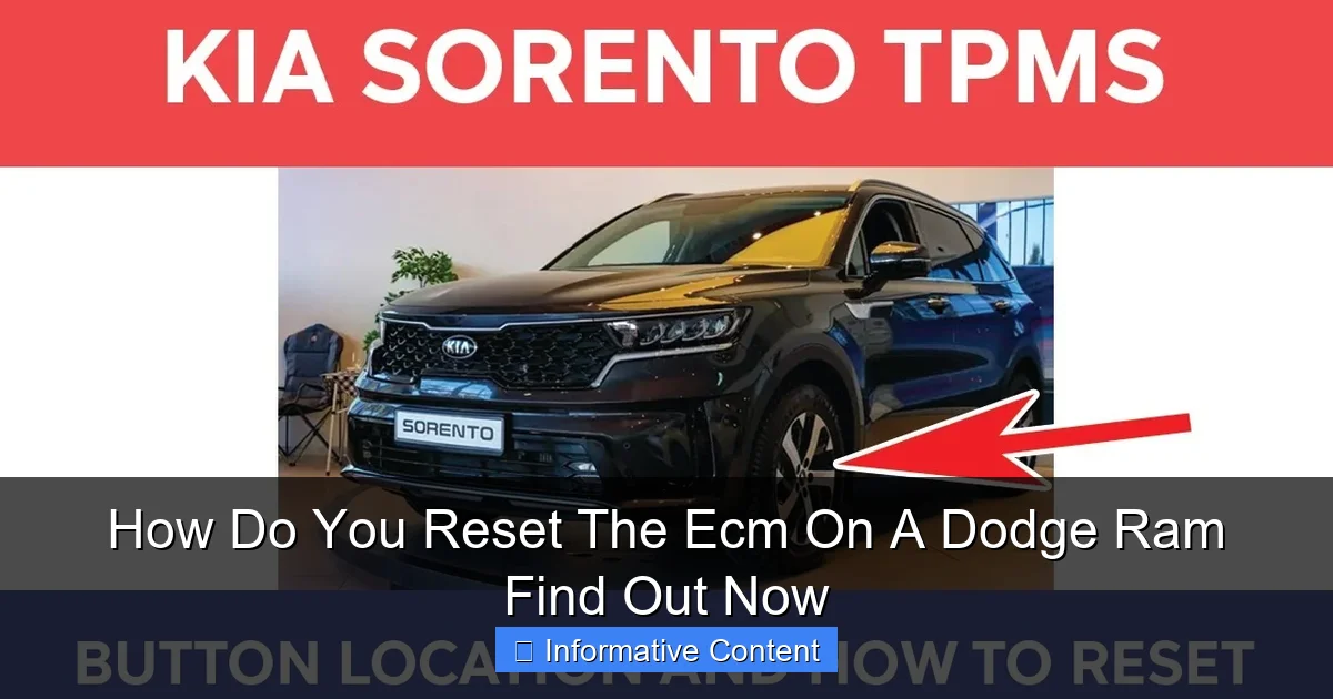 How Do You Reset The Ecm On A Dodge Ram Find Out Now