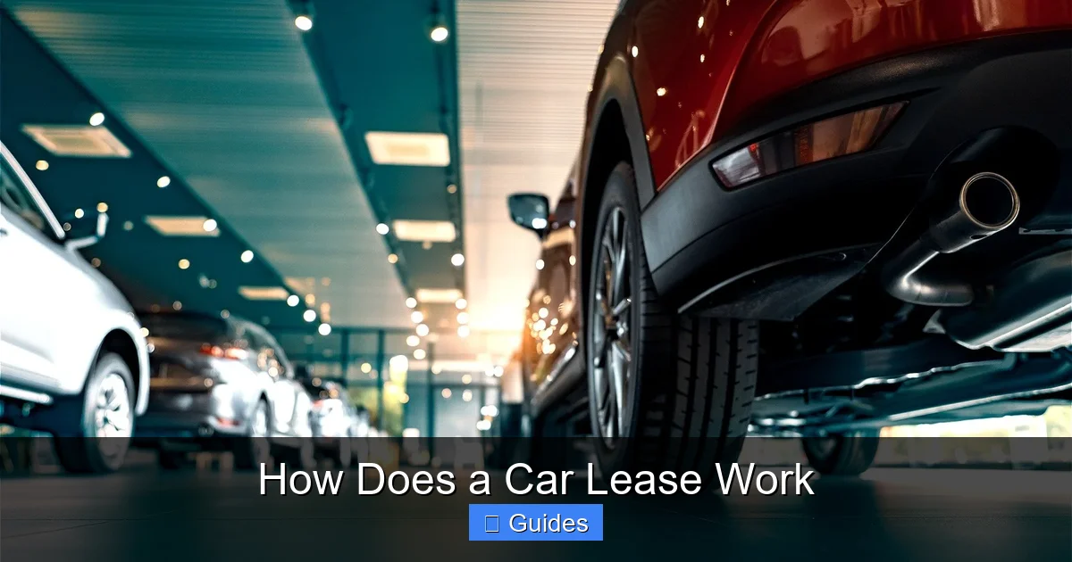How Does a Car Lease Work
