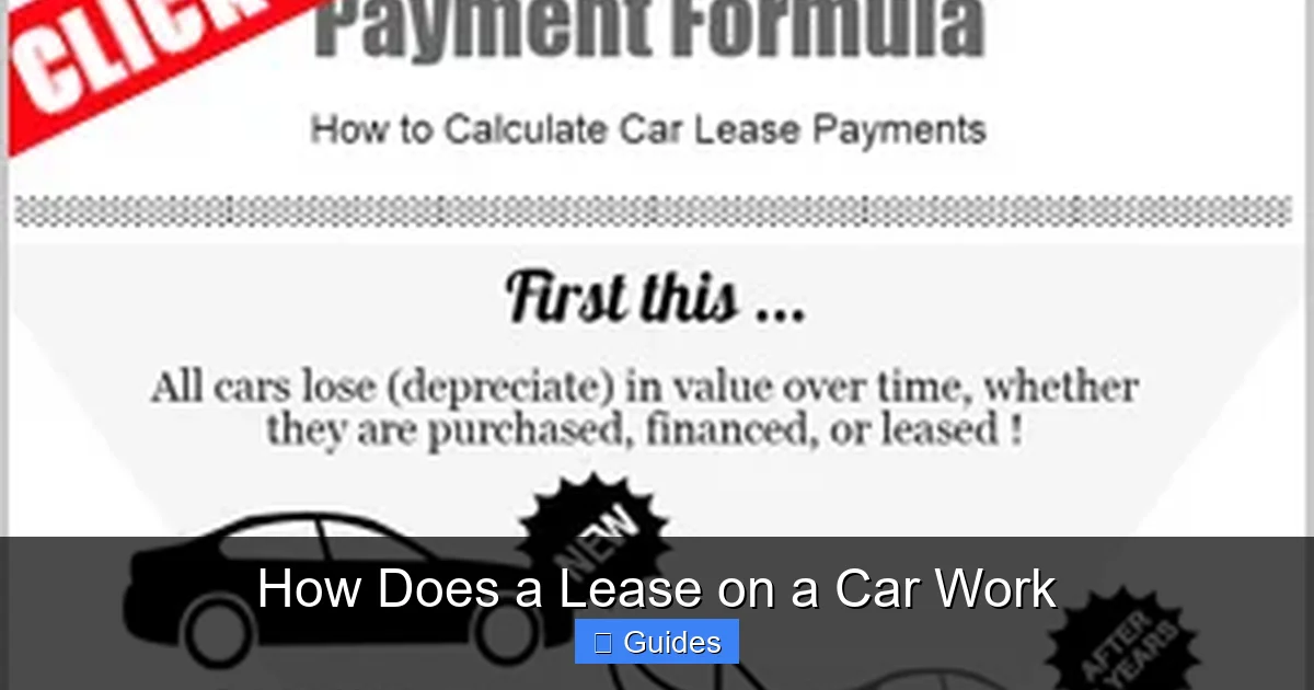 How Does a Lease on a Car Work