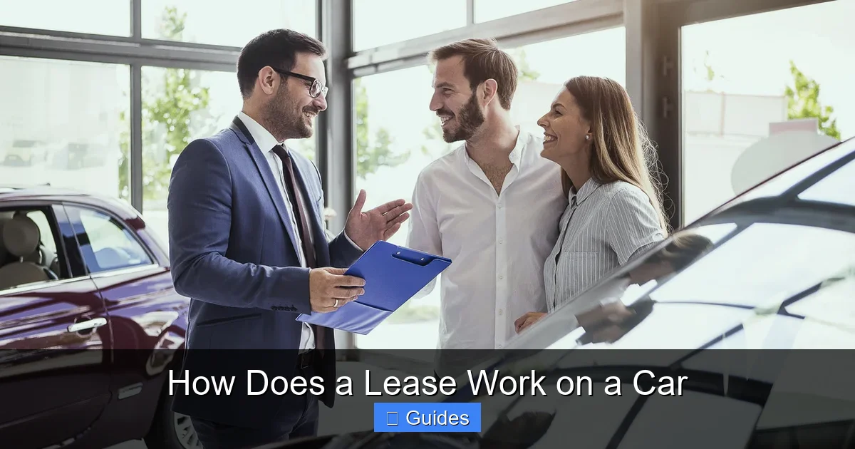 How Does a Lease Work on a Car