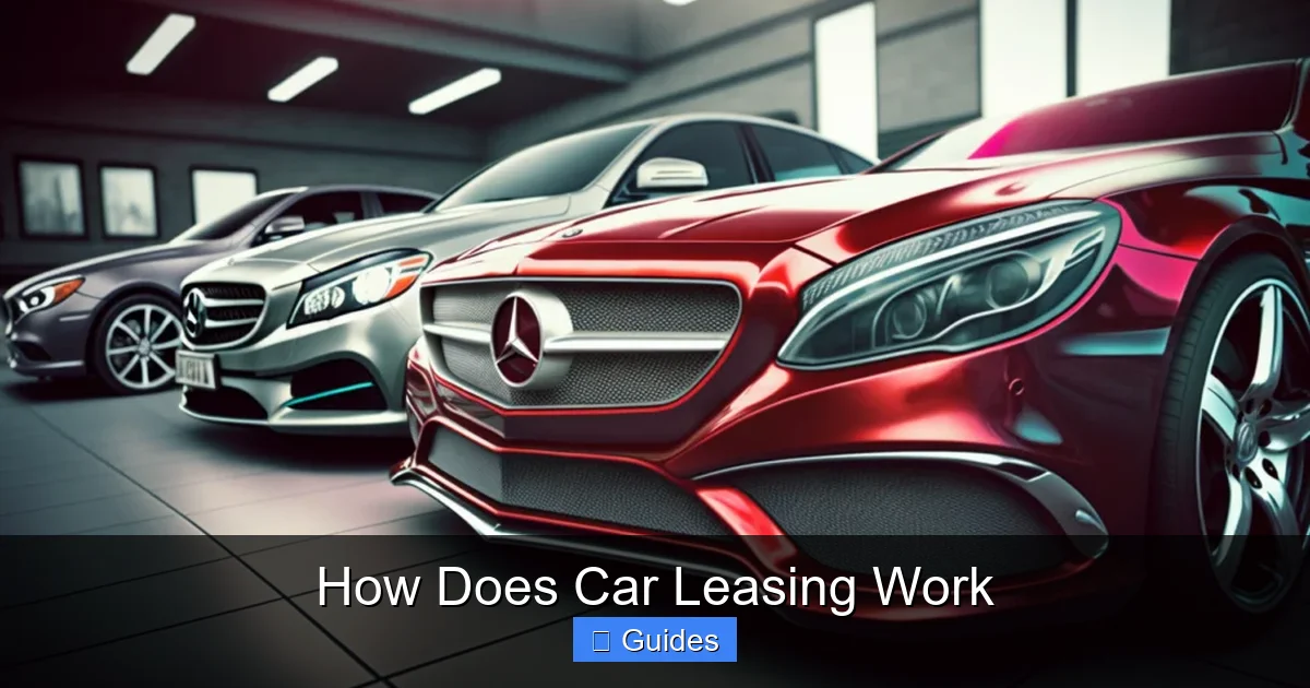 How Does Car Leasing Work