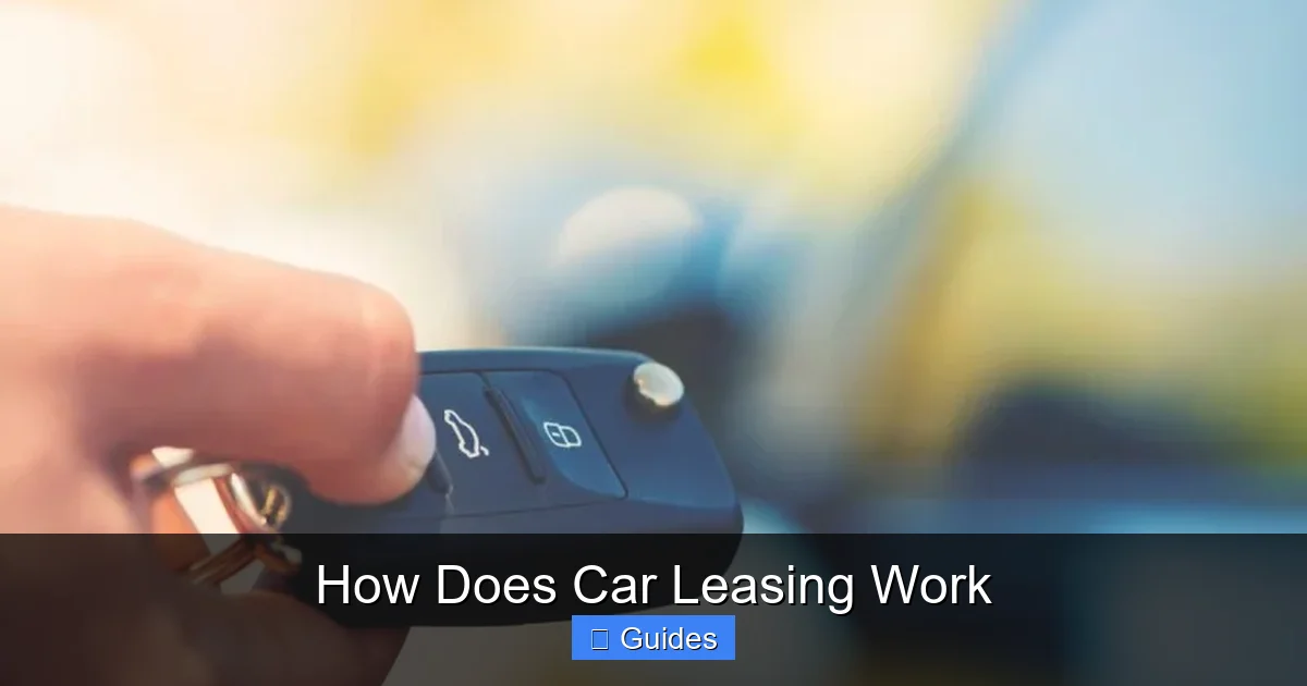 How Does Car Leasing Work