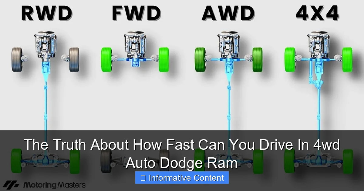 The Truth About How Fast Can You Drive In 4wd Auto Dodge Ram