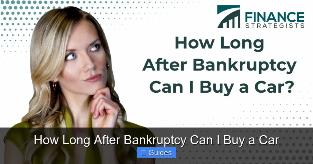 How Long After Bankruptcy Can I Buy a Car