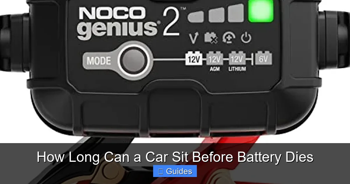 How Long Can a Car Sit Before Battery Dies