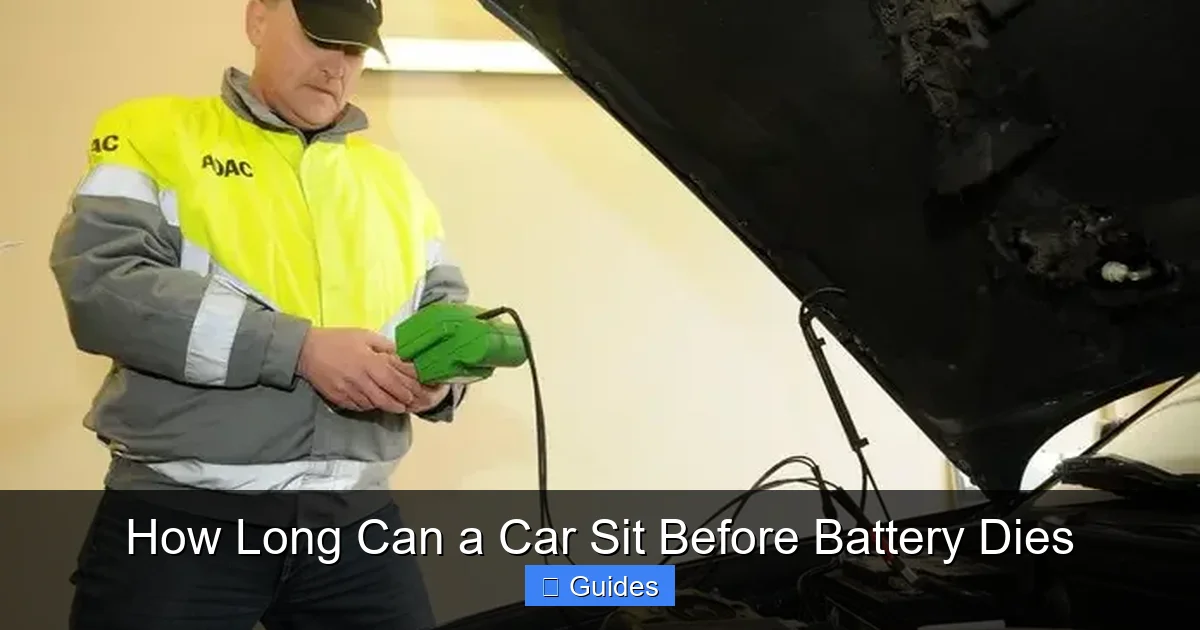 How Long Can a Car Sit Before Battery Dies