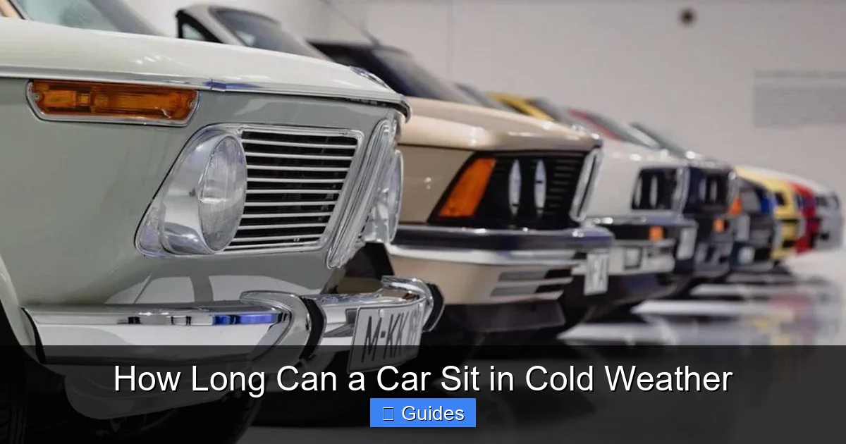 How Long Can a Car Sit in Cold Weather