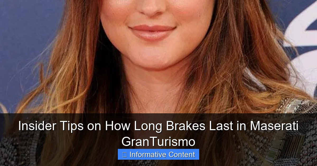 Insider Tips on How Long Brakes Last in Maserati GranTurismo