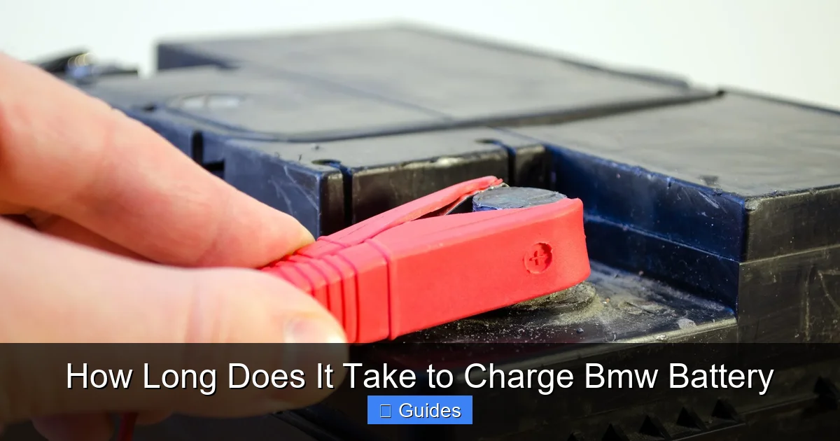 How Long Does It Take to Charge Bmw Battery