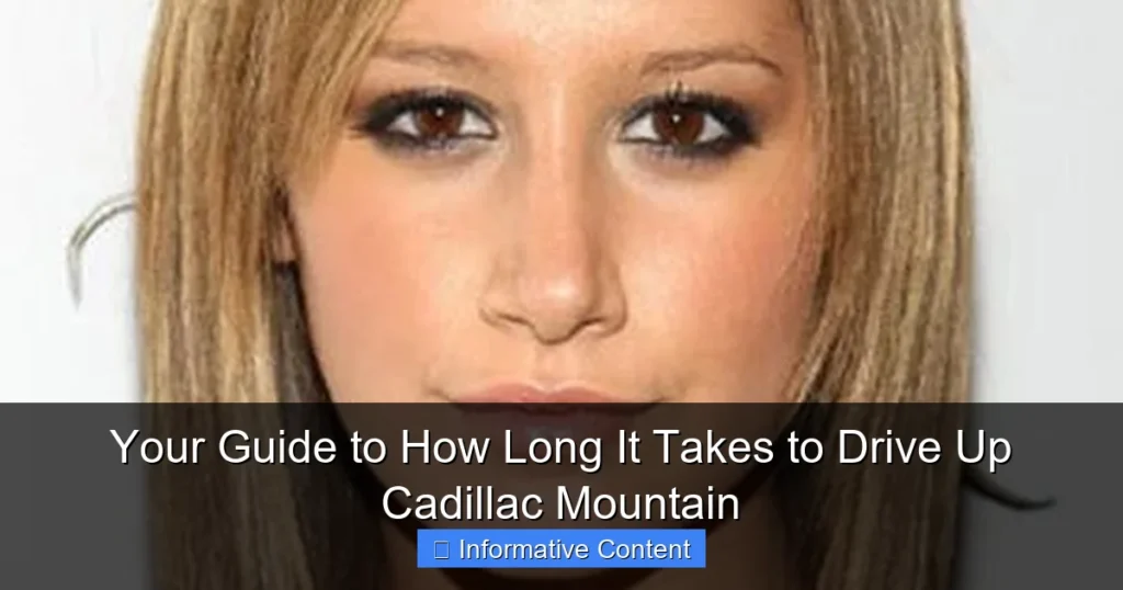 Your Guide to How Long It Takes to Drive Up Cadillac Mountain