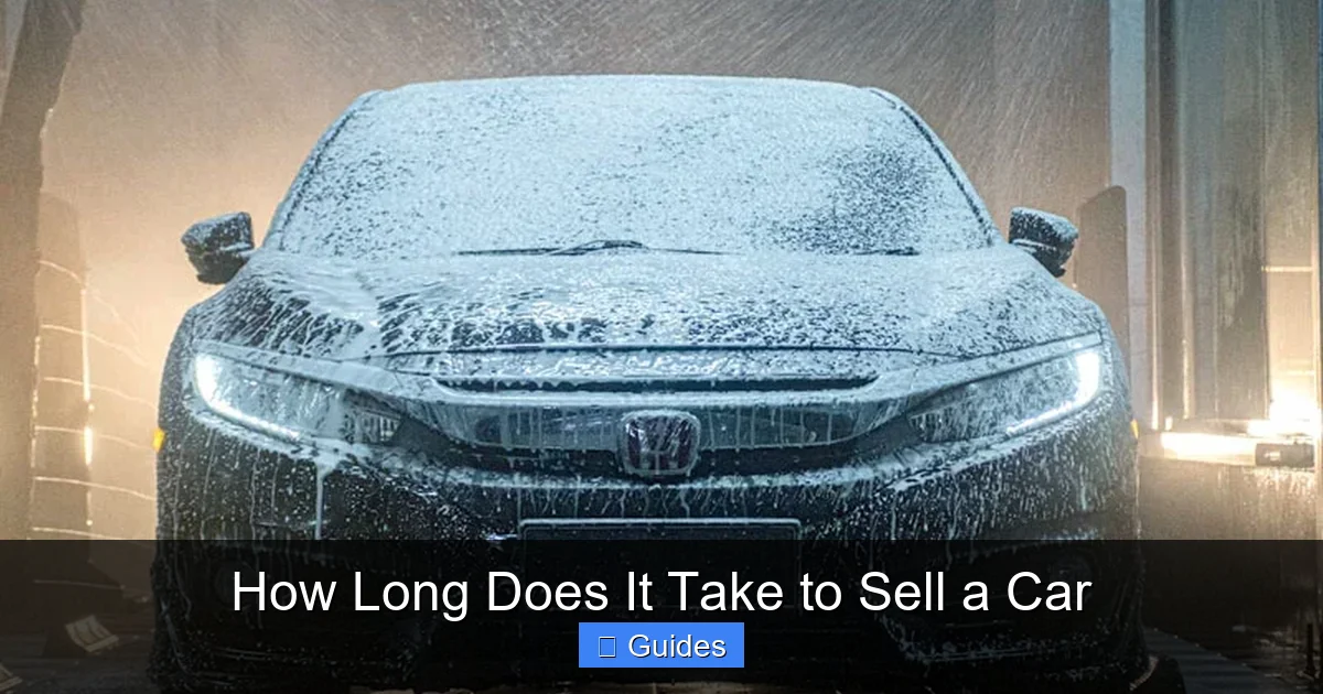 How Long Does It Take to Sell a Car