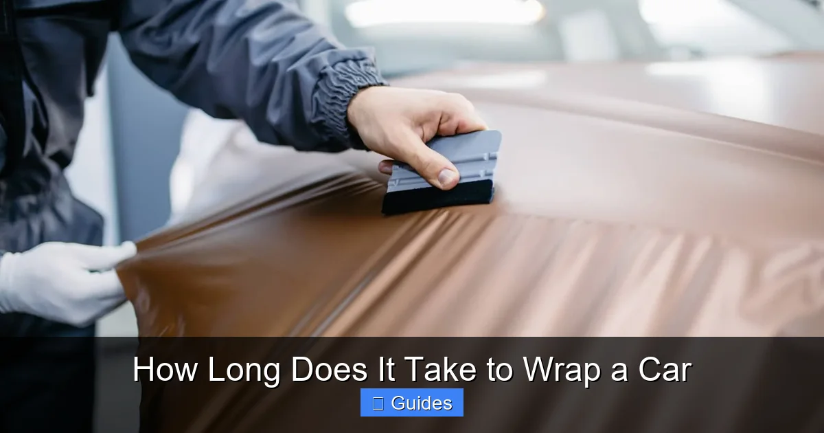 How Long Does It Take to Wrap a Car