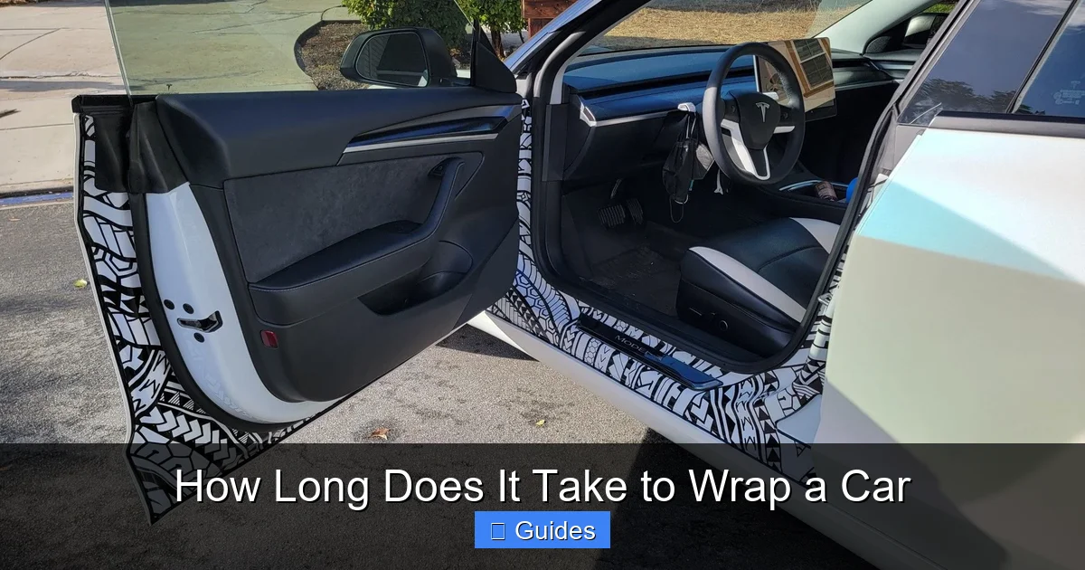 How Long Does It Take to Wrap a Car