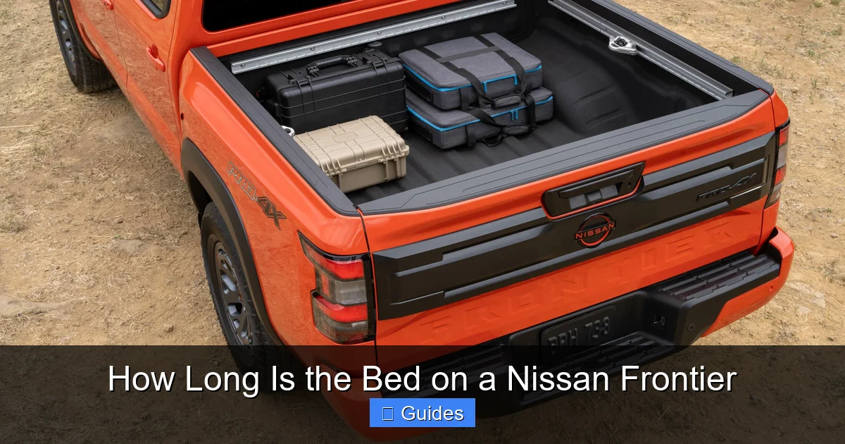 How Long Is the Bed on a Nissan Frontier