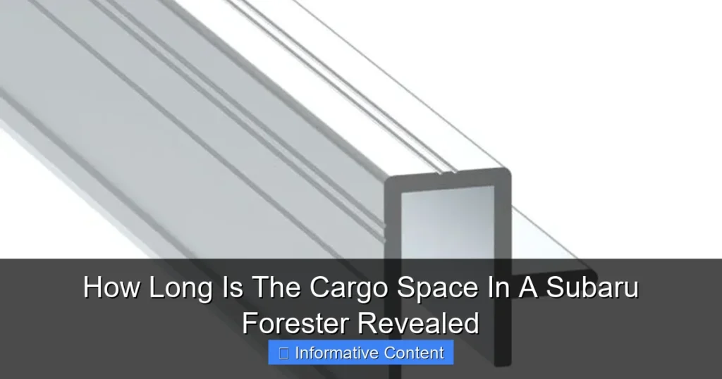 How Long Is The Cargo Space In A Subaru Forester Revealed