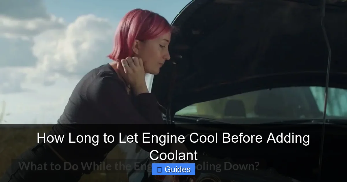 How Long to Let Engine Cool Before Adding Coolant