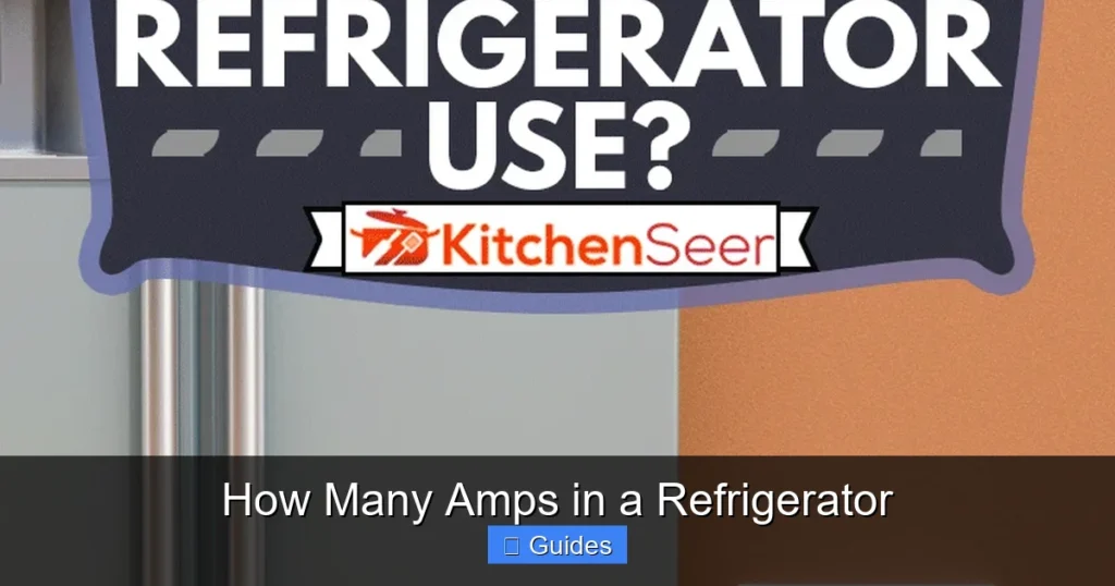 How Many Amps in a Refrigerator