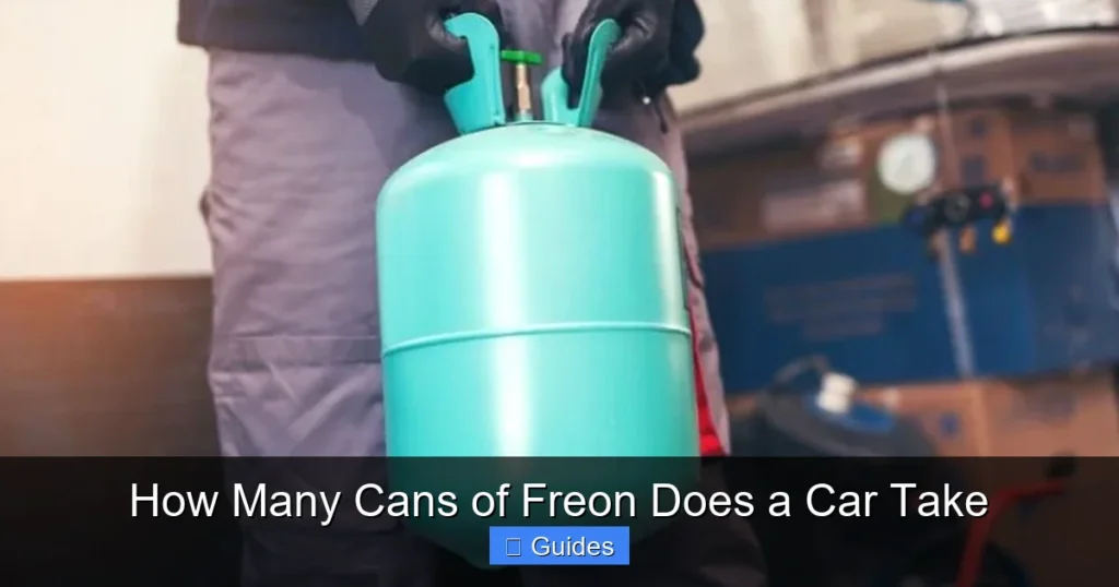 How Many Cans of Freon Does a Car Take
