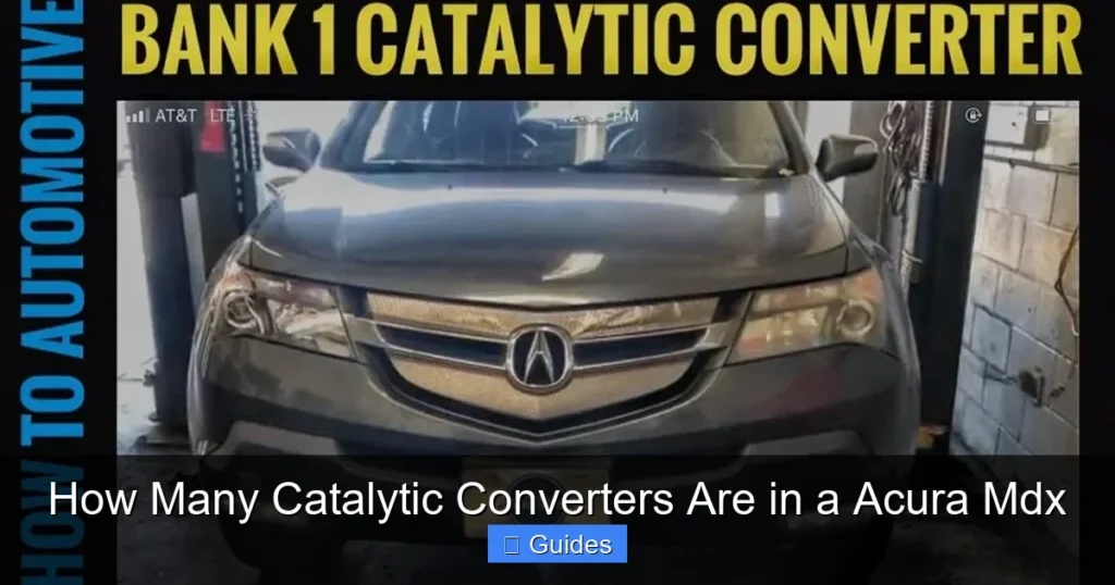 How Many Catalytic Converters Are in a Acura Mdx