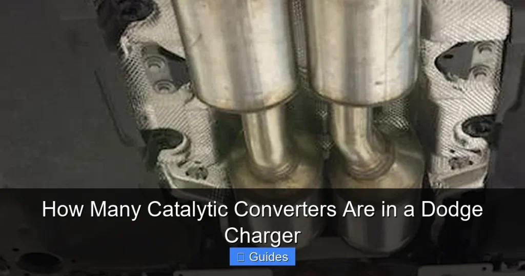How Many Catalytic Converters Are in a Dodge Charger