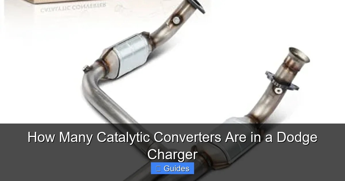 How Many Catalytic Converters Are in a Dodge Charger