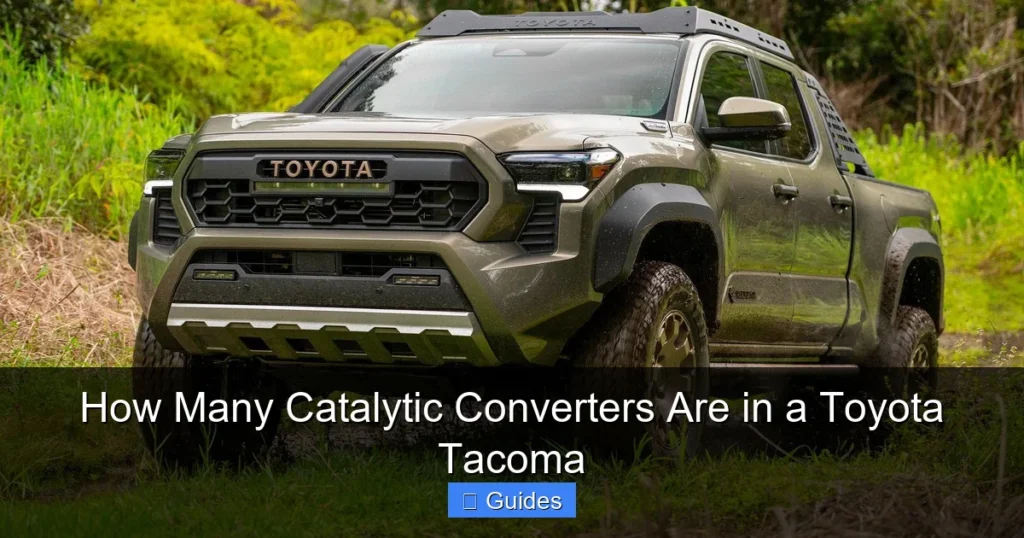 How Many Catalytic Converters Are in a Toyota Tacoma