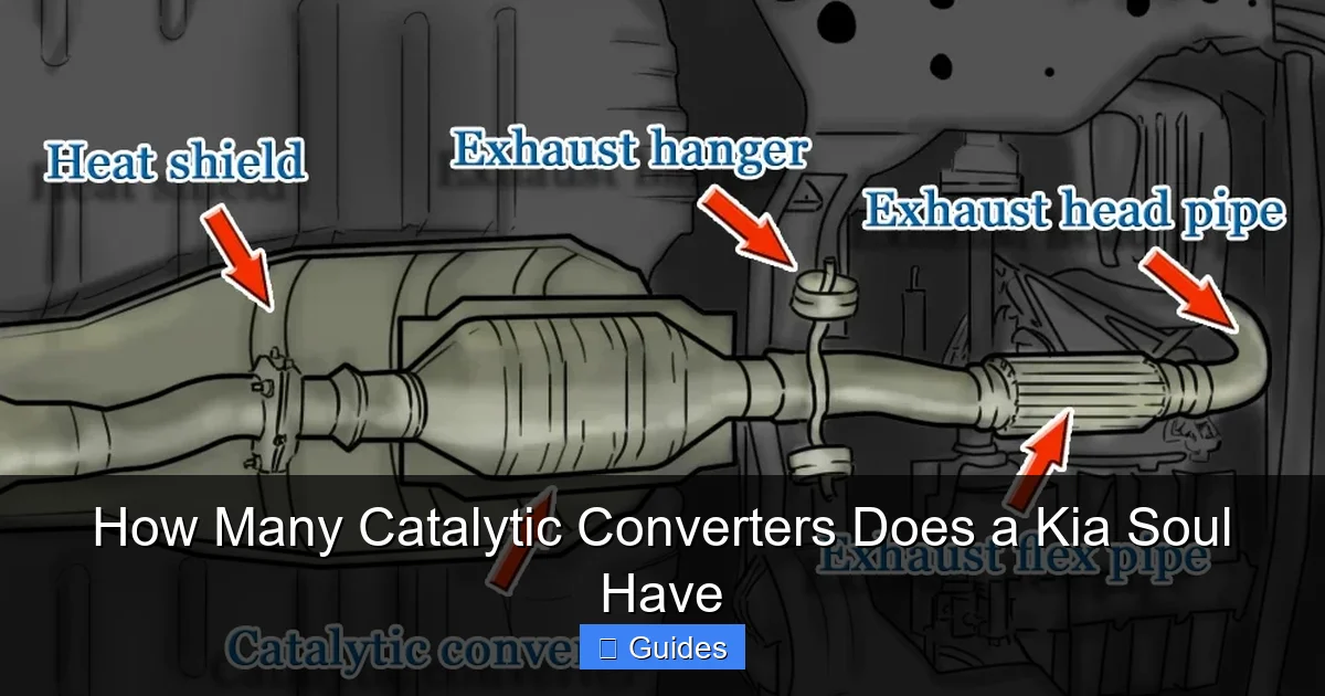 How Many Catalytic Converters Does a Kia Soul Have
