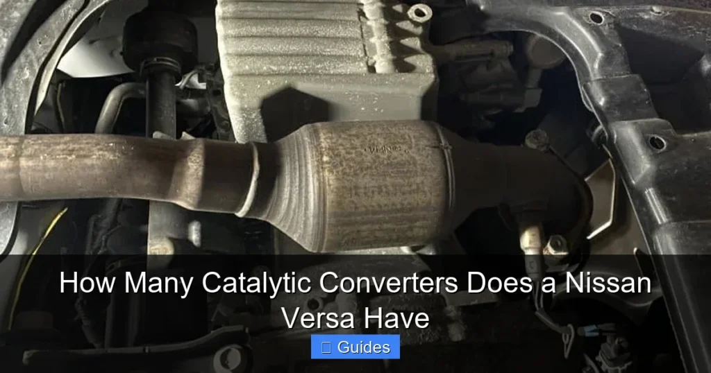 How Many Catalytic Converters Does a Nissan Versa Have