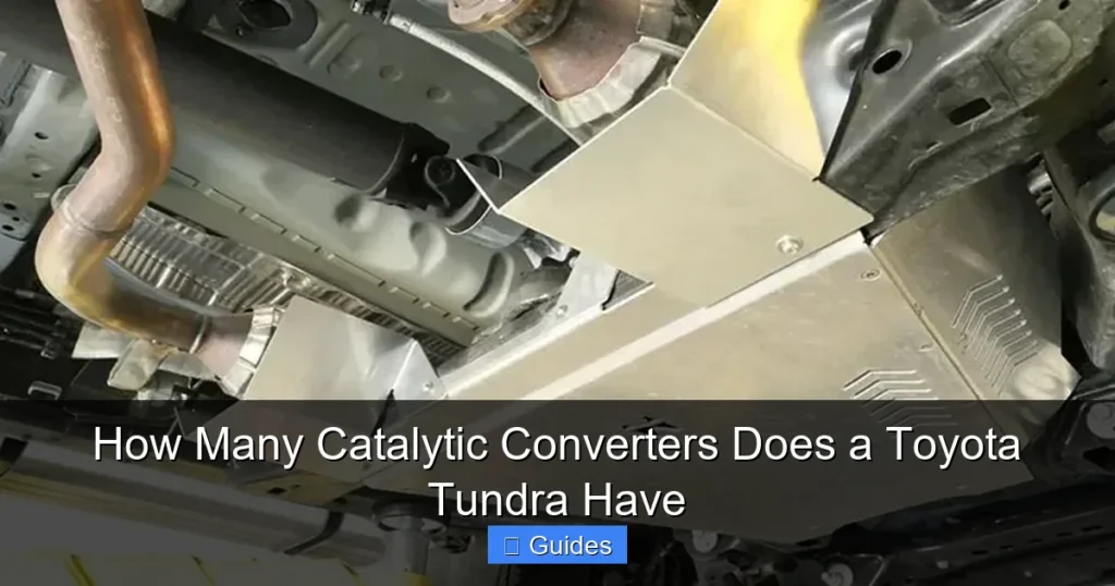How Many Catalytic Converters Does a Toyota Tundra Have