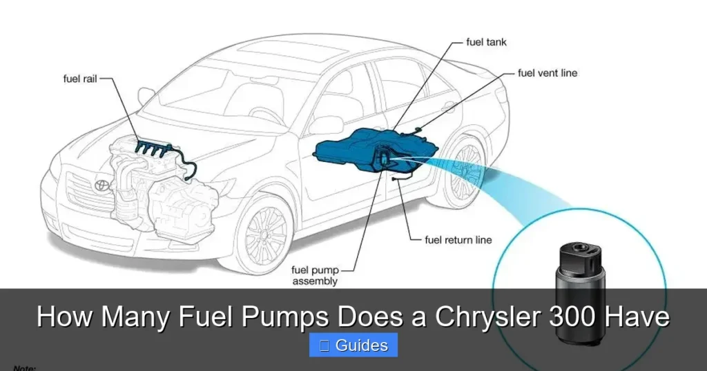 How Many Fuel Pumps Does a Chrysler 300 Have