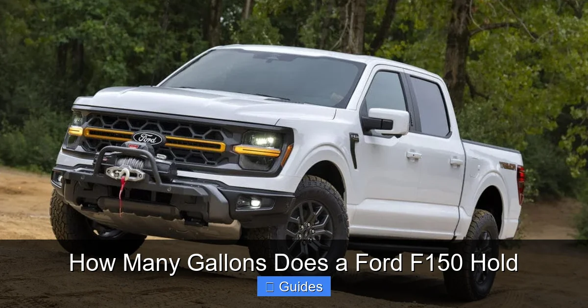 How Many Gallons Does a Ford F150 Hold
