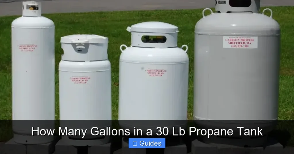 How Many Gallons in a 30 Lb Propane Tank