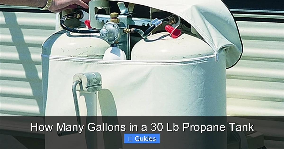 How Many Gallons in a 30 Lb Propane Tank