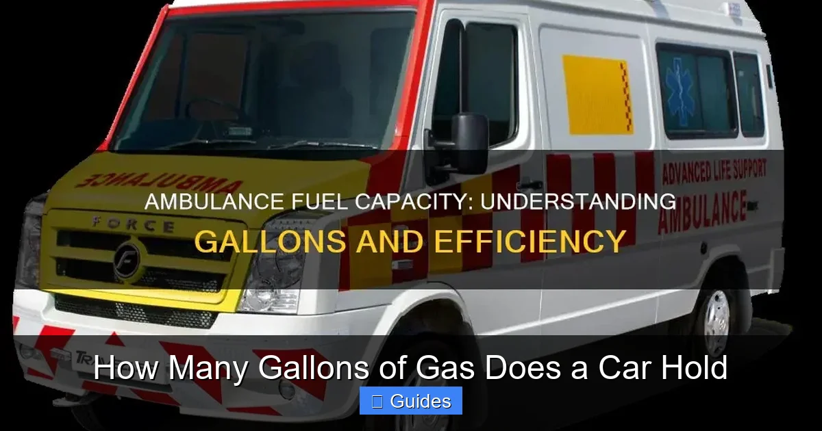 How Many Gallons of Gas Does a Car Hold