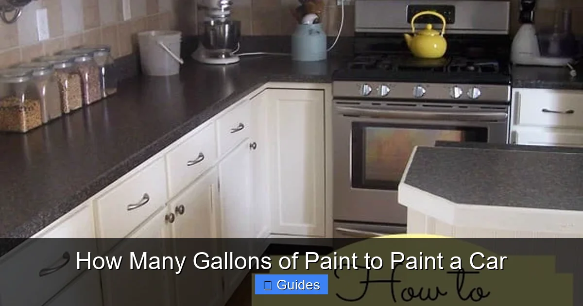 How Many Gallons of Paint to Paint a Car
